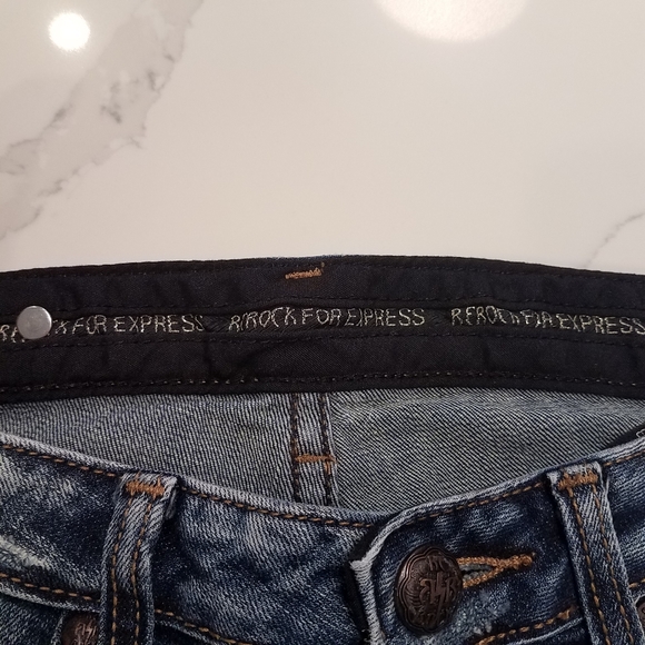 Be Rock by Express Women Bootcut Blue Jeans Size 0S - Picture 8 of 12